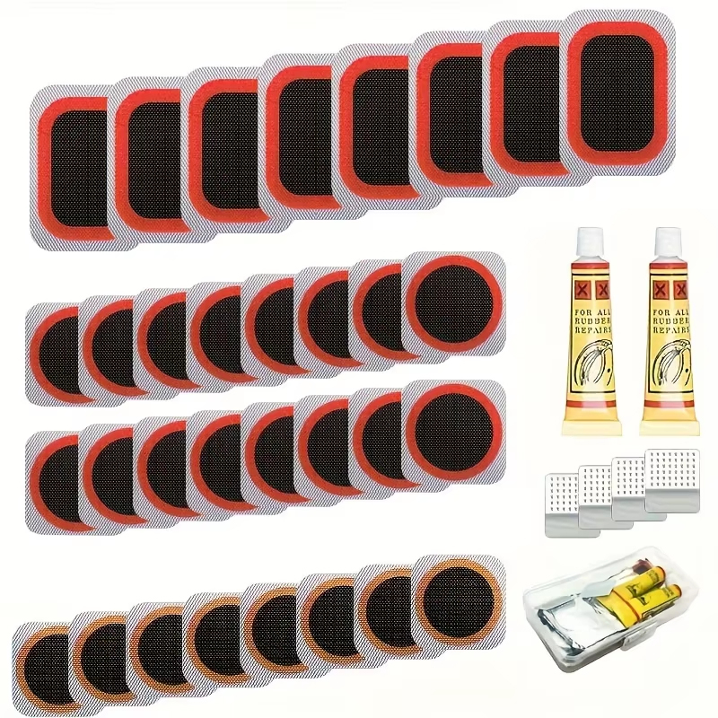 Mountain Biking Tube - 39-delige reparatieset voor fietsbanden - lekke