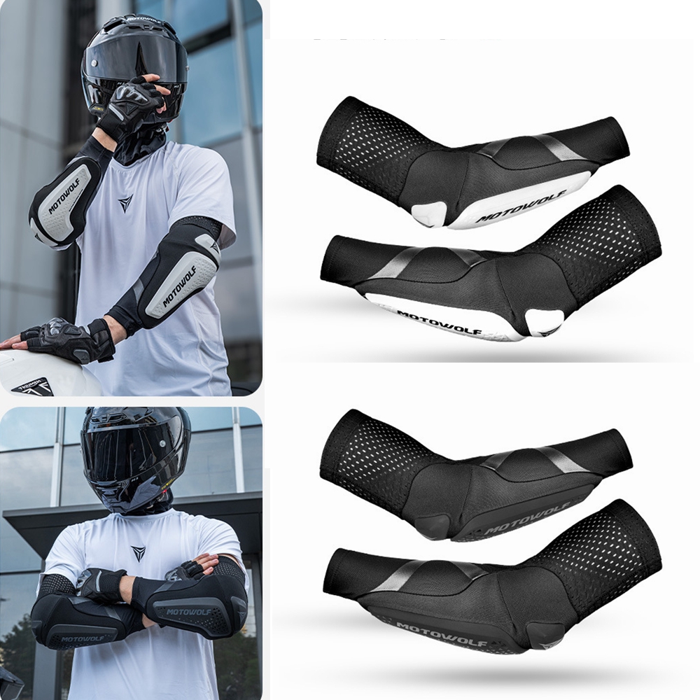 Mountain Biking Elbow Pads - Motorfiets Elleboogbeschermers MTB Elleboogbeschermers Ademende Armmouwen