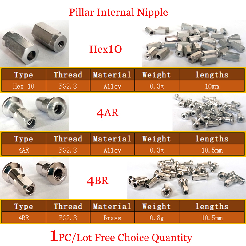 1 Stks/partij Pijler Interne B - Spoke Nipple Brass recensie en prijs