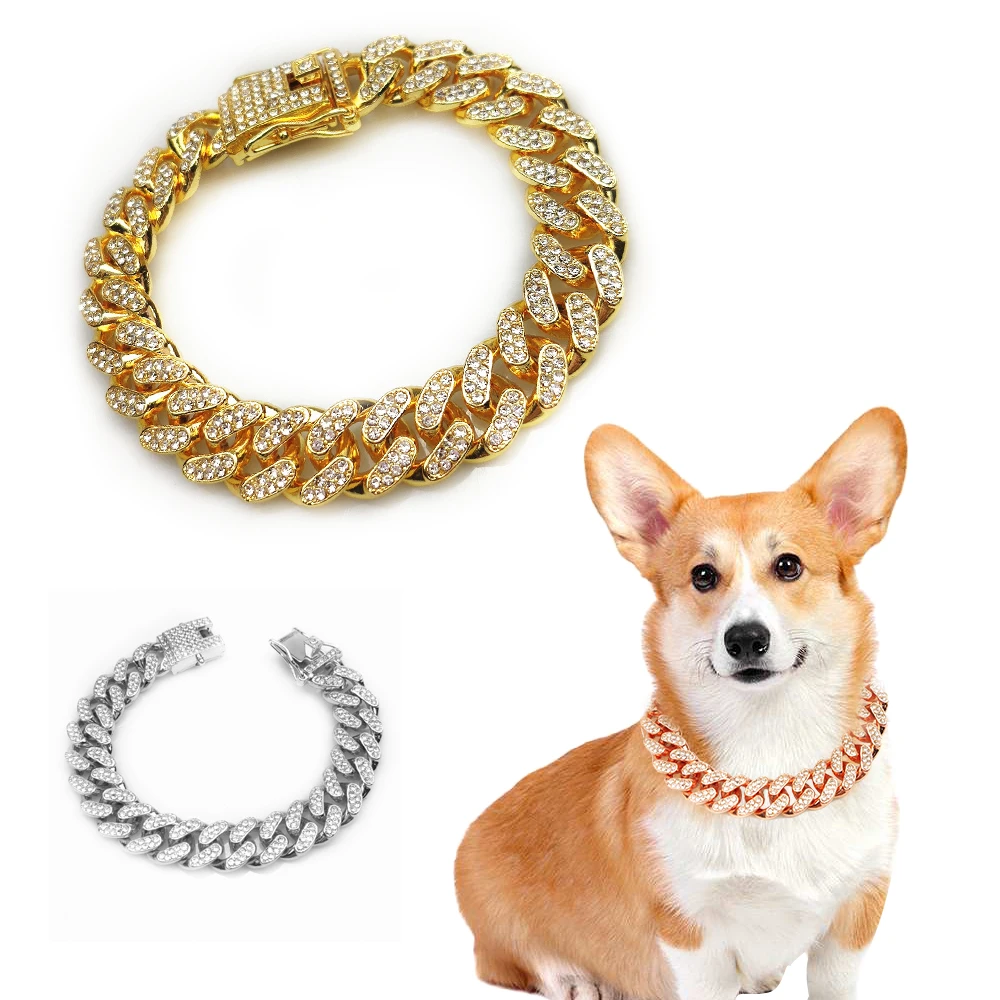 Strass Hond Ketting Kraag Meta - Chain Quick Link recensie en prijs