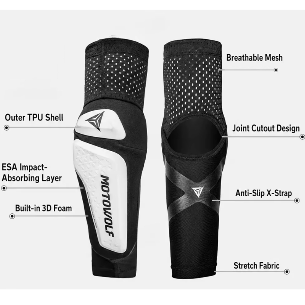Motorfiets Elleboogbeschermers - Mountain Biking Elbow Pads recensie en prijs