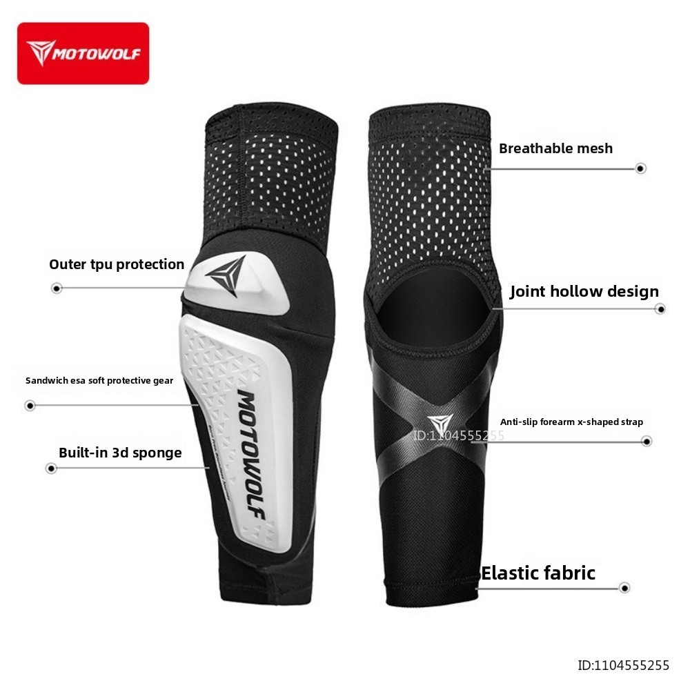 Nieuwe motorfiets elleboogbesc - Mountain Biking Elbow Pads recensie en prijs